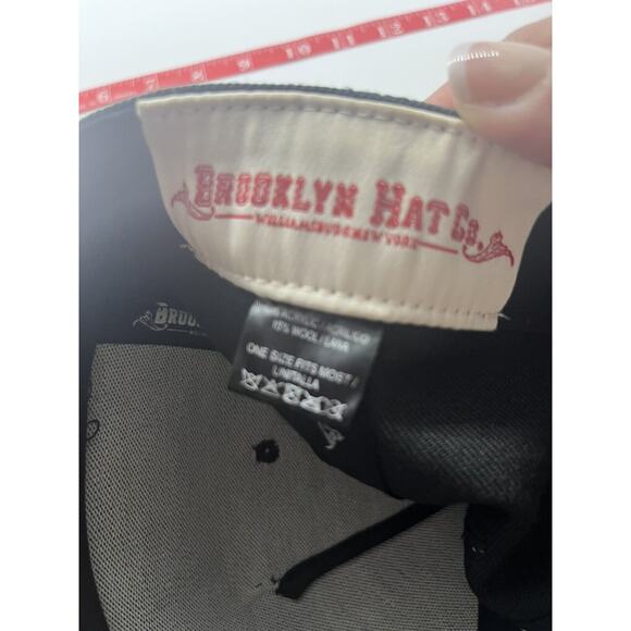 Brooklyn Hat Co., Baseball Cap, Black w/ Multi-color Bill, One Size - Picture 4 of 6